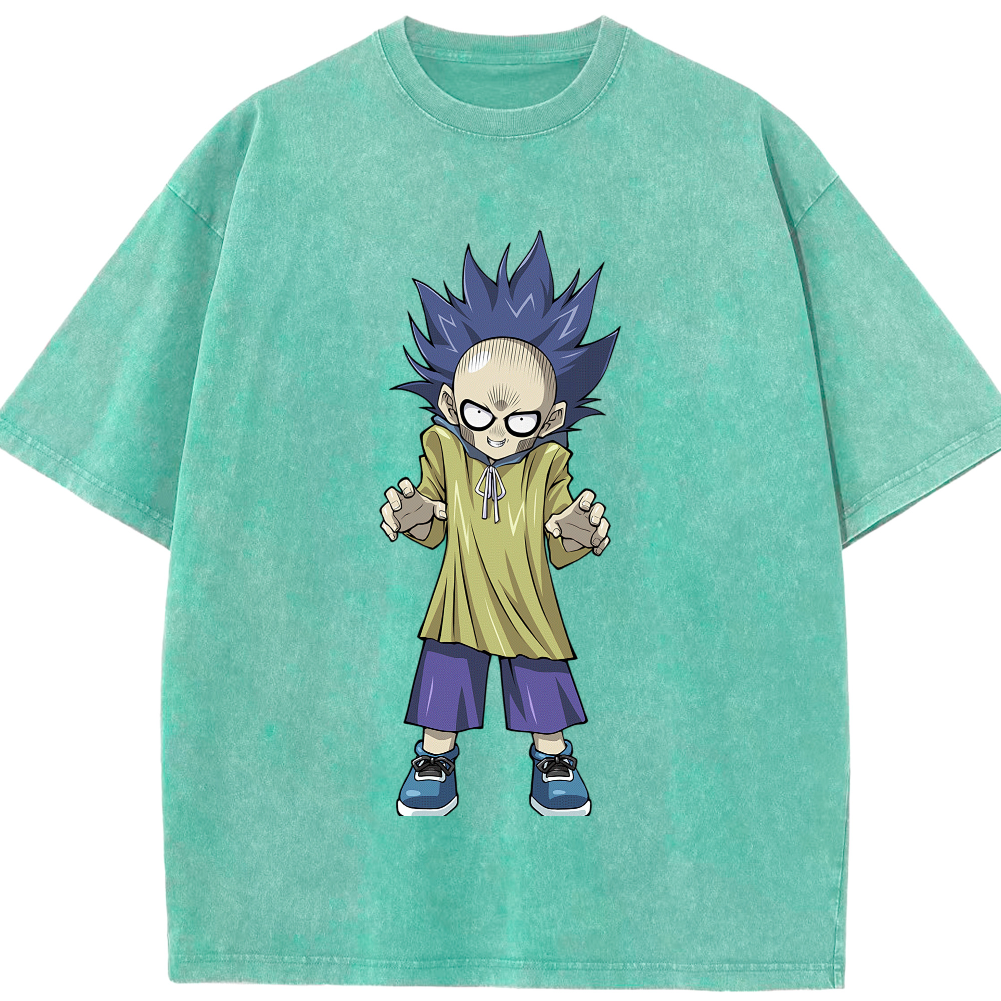 （画像用） 遊☆戯☆王 Yu-Gi-Oh! 綿100% ヴィンテージ風 半袖Tシャツ（フロントプリント）